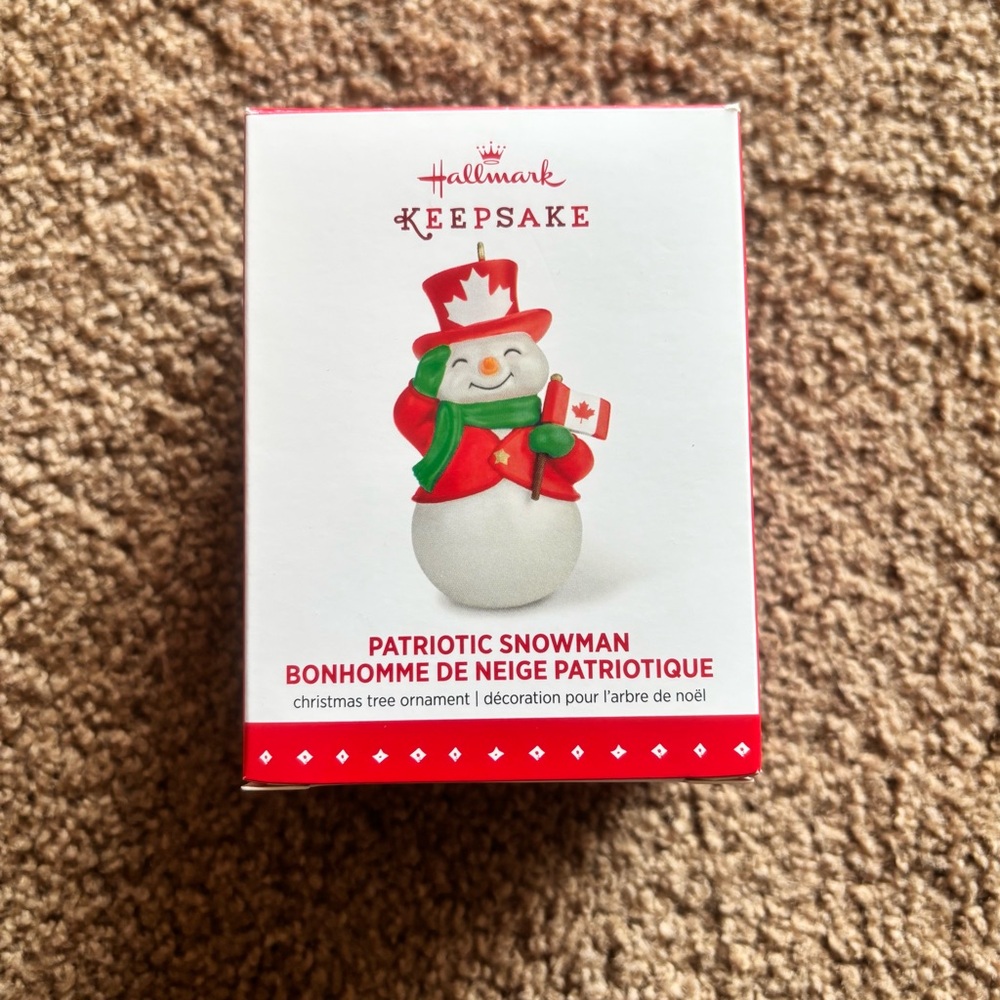 Hallmark Keepsake Patriotic Snowman Ornament